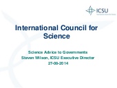 Strengthening international science for the benefit of society